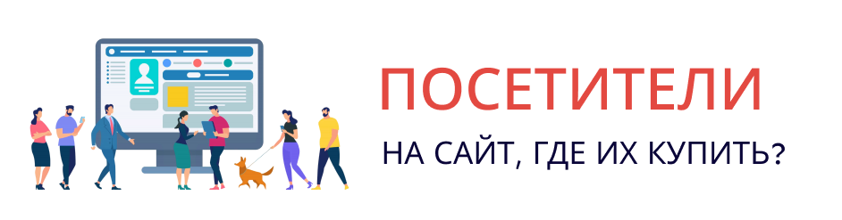 Посетители на сайт, где их купить